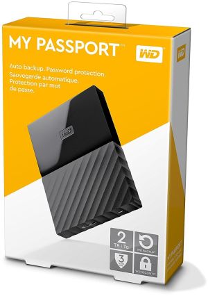 Dysk zewnętrzny HDD WD HDD My Passport 2 TB Czarny (WDBS4B0020BBK-WESN) 3