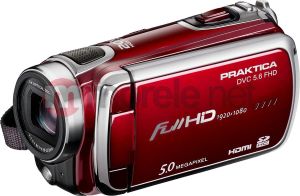Kamera cyfrowa Praktica DVC 5.6 FHD Bordowa 1