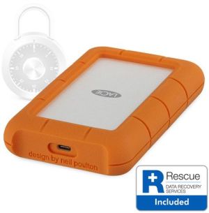 Dysk zewnętrzny HDD LaCie Rugged Secure 2TB Pomarańczowy (STFR2000403) 5