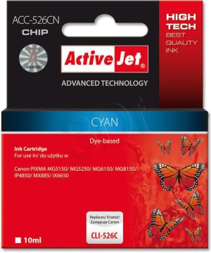 Tusz Activejet tusz ACC-526CN / CLI-526C (cyan) 1
