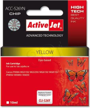 Tusz Activejet tusz ACC-526YN / CLI-526Y (yellow) 1