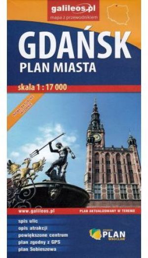Plan miasta - Gdańsk 1:17 000 1