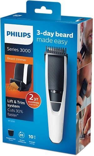 Trymer Philips Beardtrimmer Series 3000 BT3206/14 5