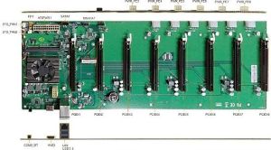 Qoltec Profesjonalna płyta główna do koparki kryptowalut | 8x PCI-E | zintegrowany procesor Intel Celeron 3865U - 55503 - 55503 1