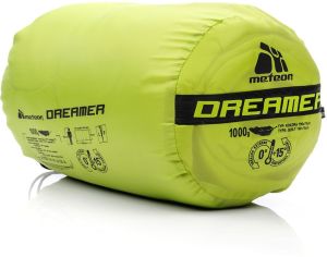 Meteor Śpiwór Dreamer zielono-czarny zamek prawy 4