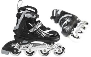 Rolki Nils Extreme NA1123 rekreacyjne regulowane czarne r. 39-42 2