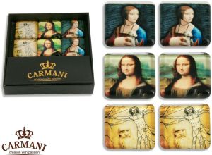 Carmani Komplet 6 Magnesików Leonardo Da Vinci Malarstwo (013-0003) 1