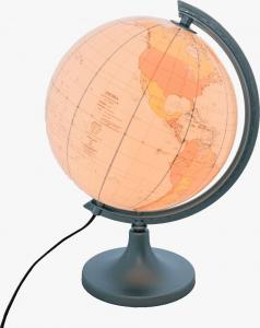 Zachem Globus 250 konturowy z objaśnieniem, podświetlany 3
