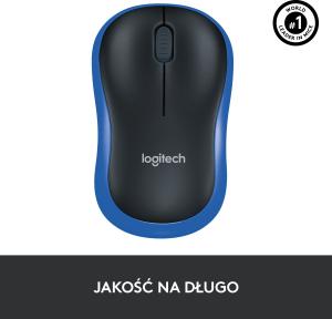 Mysz Logitech M185 Niebieska (910-002239) 10