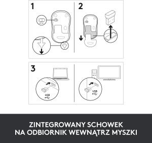 Mysz Logitech M185 Niebieska (910-002239) 11