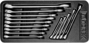 Topex Zestaw kluczy płasko-oczkowych odgiętych 6-24mm 14szt. (79R516) 1