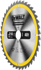 Dewalt Piła tarczowa 216x30mmx40z (DT1953-QZ) 2