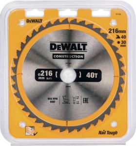 Dewalt Piła tarczowa 216x30mmx40z (DT1953-QZ) 7