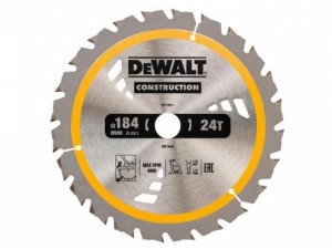 Dewalt Piła tarczowa 184x20mmx24z - DT1951-QZ 1