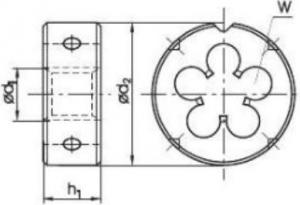 Fanar Narzynka G 3/4" DIN-24231 (A) HSSE INOX (N2-188001-3135) 4