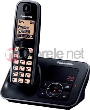 Telefon stacjonarny Panasonic KX-TG 6621 Dect/Black 1