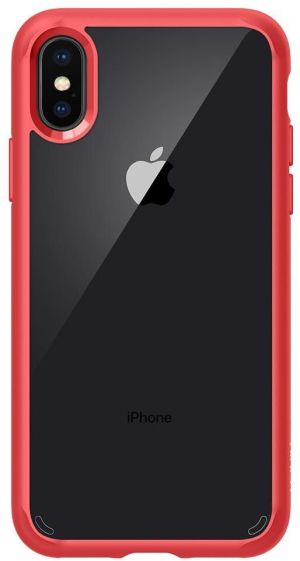 Spigen Ultra Hybrid do iPhone X red 2