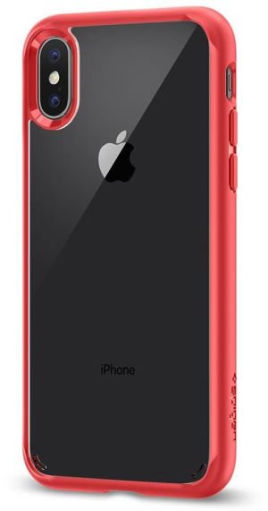 Spigen Ultra Hybrid do iPhone X red 9