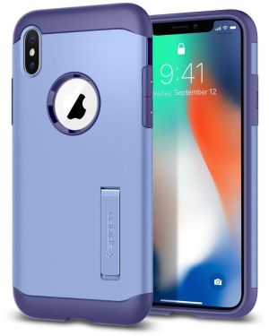 Spigen Slim Armor do iPhone X violet 1