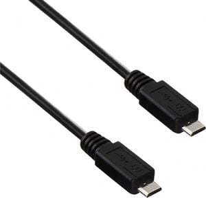 Kabel USB Akyga microUSB - microUSB 0.6 m Czarny (AK-USB-17) 1