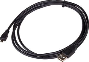 Kabel USB Akyga USB-A - UE-E6 1.5 m Czarny (AK-USB-20) 1