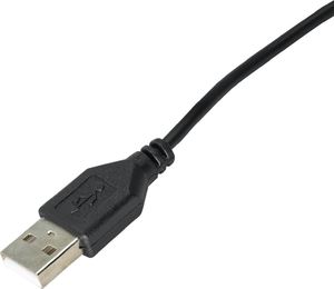 Kabel USB Akyga USB-A - DC 3.5 x 1.35 mm 0.8 m Czarny (AK-DC-03) 3
