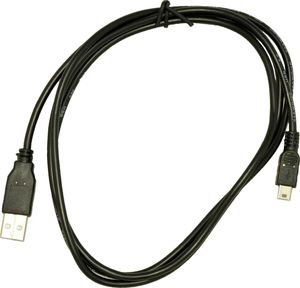 Kabel USB Akyga USB-A - miniUSB 1.8 m Czarny (AK-USB-03) 2