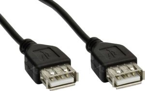 Kabel USB Akyga USB-A - USB-A 1.8 m Czarny (AK-USB-06) 1