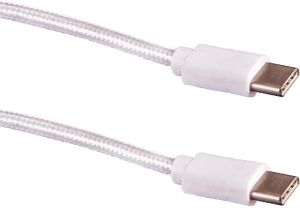 Kabel USB Esperanza USB-C - USB-C 1 m Biały (EB229W - 5901299948576) 1