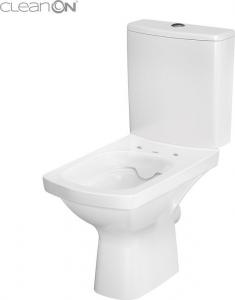 Zestaw kompaktowy WC Cersanit Miska kompaktowa WC Easy New 3/5L + deska duroplastowa wolnoopadająca (K102-028) 1