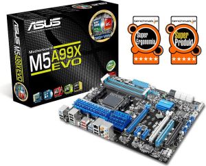 Płyta główna Asus M5A99X EVO AMD 990X Socket AM3+ (3xPCX/DZW/GLAN/SATA3/USB3/RAID/DDR3/SLI/CROSSFIRE) (M5A99X EVO) 1