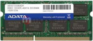 Pamięć do laptopa ADATA DDR3 SODIMM 4GB 1333MHz CL9 (AD3S1333C4G9-R) 2