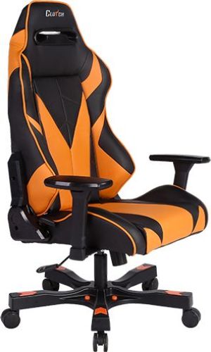 Fotel Clutch Chairz Gear Series Bravo pomarańczowy (GRB66BO) 1