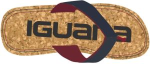Japonki męskie Iguana Suncork granatowo-bordowe r. 41 1