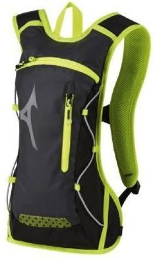 Mizuno Plecak sportowy Running Backpack Dark Grey/Lime 1
