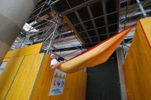 Ticket To The Moon Hamak dwuosobowy Original Hammock Burgundy/Dark Yellow 320x200cm (TMO3437) 11