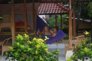 Ticket To The Moon Hamak dwuosobowy Original Hammock Burgundy/Dark Yellow 320x200cm (TMO3437) 10