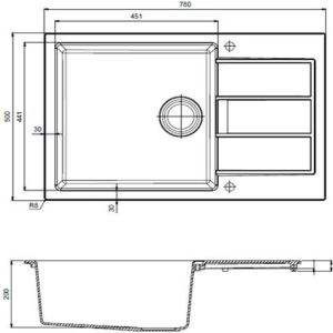 Zlewozmywak Franke Zlewozmywak Sirius SID 610-40 - 43 x 53 cm (114.0496.104) 2