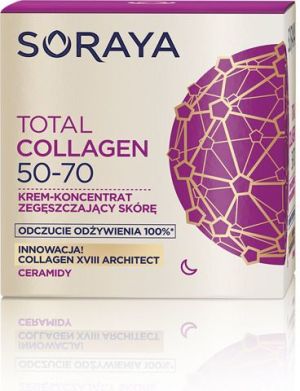 Soraya Total Collagen 50-70 Krem - koncentrat zagęszczający skórę na noc 50ml - 0651090309 1