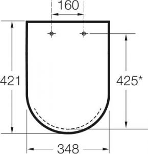 Deska sedesowa Roca Victoria (A801B6000B) 2