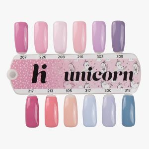 Hi Hybrid Lakier hybrydowy Unicorn nr 208 Bright Pink 5ml 3