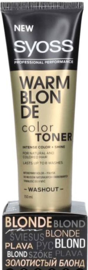 Syoss Color Toner Warm Blonde 150 ml 1