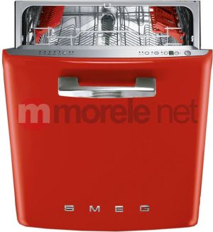 Zmywarka Smeg 60cm do zabudowy, front czerwony - S-ST2FABR 1