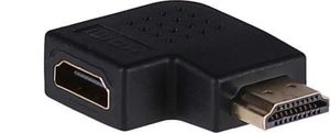 Adapter AV Akyga HDMI - HDMI czarny (AK-AD-45) 1