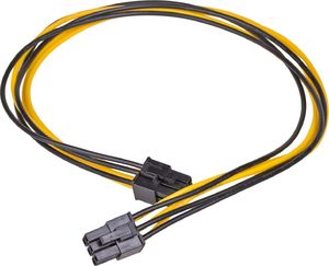 Akyga PCIe 6-pin - PCIe 6-pin, 0.4m, Żółty (AK-CA-49) 1