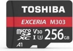 Karta Toshiba Exceria M303 MicroSDXC 256 GB Class 10 UHS-I/U3 A1 V30 (THN-M303R2560E2) 1