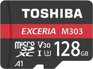 Karta Toshiba Exceria M303 MicroSDXC 128 GB Class 10 UHS-I/U3 A1 V30 (THN-M303R1280E2) 1