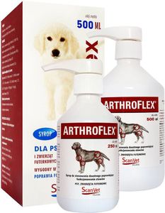 ScanVet ScanVet Arthroflex Canine, stawy, płyn 500ml - 5391475000196 2