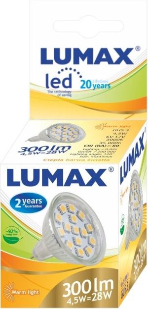 BestService Żarówka LED 4,5W GU5,3 12V SMD24 24LED 5050 (LL064) 2