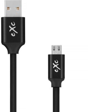 Kabel USB eXc  micro USB B 5-pin, 0.9m, czarny (5901687938745) 1